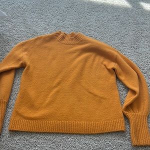 Mustard lovers and friends womens sweater